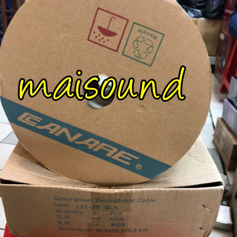 KABEL AUDIO CANARE L2T2S ECERAN PERMETER L 2T2S 1 METER PER METER