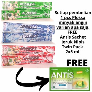 Plossa Minyak Angin Aromatherapy Eukaliptus Roll On harga