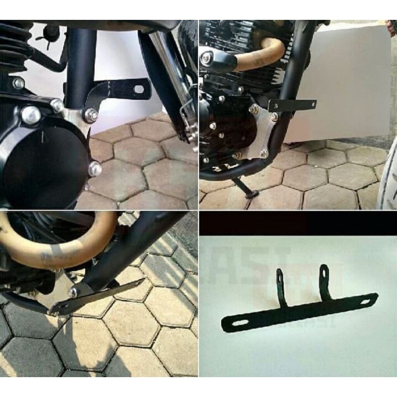 Dudukan Plat nomor depan Belakang CRF 150L