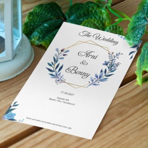 Undangan pernikahan Jakarta B14