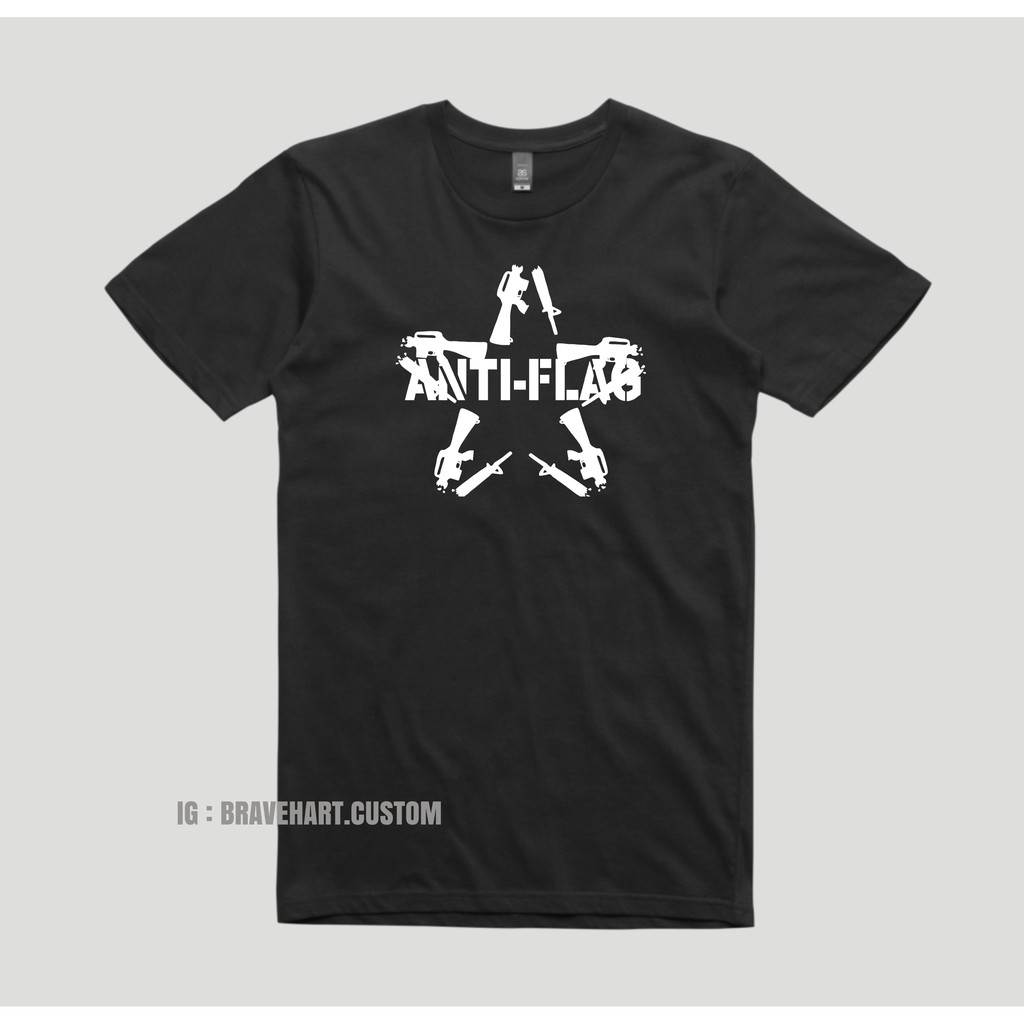 KAOS MUSIK BAND ANTI FLAG 03 KAOS BAND HC