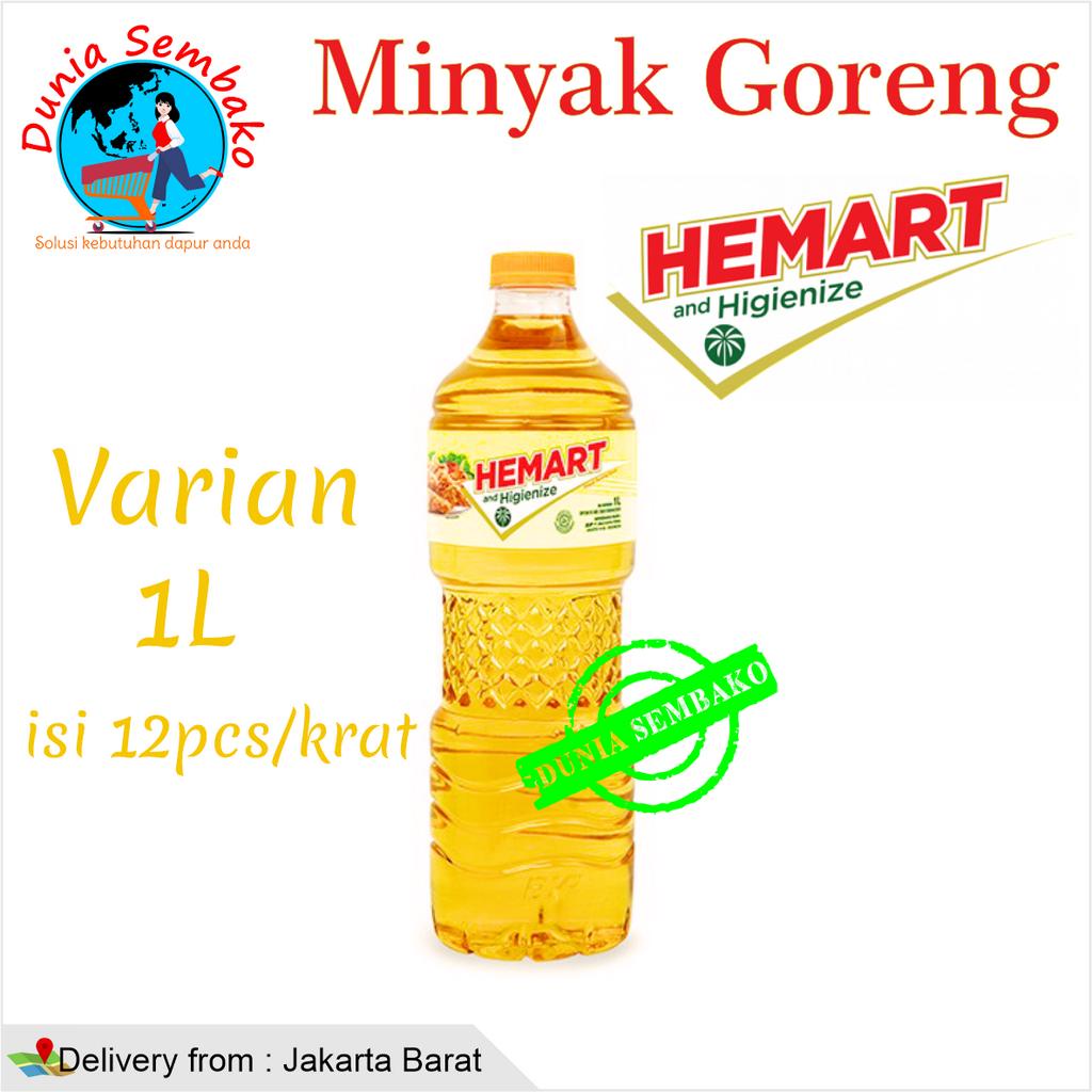 

Hemart Minyak Goreng 1 Liter
