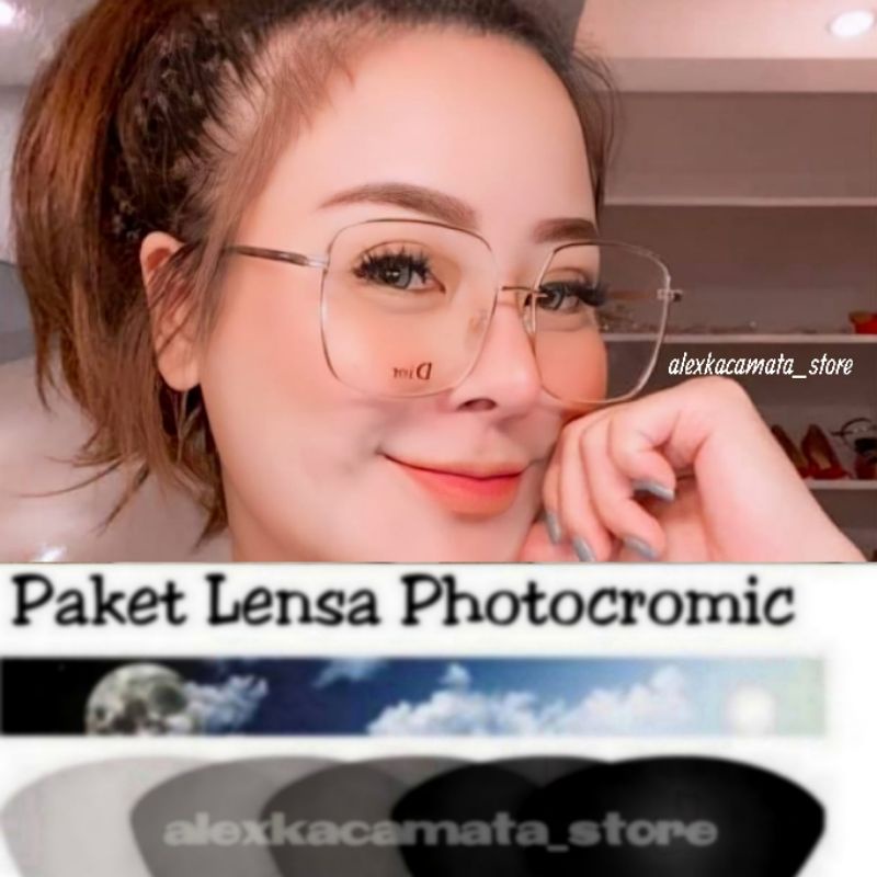 LENSA FOTOCROMIC | Frame minus | frame antiradiasi | kacamata wanita | kacamata 9691