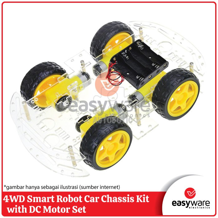 SMART ROBOT CAR 4WD CHASSIS KIT 4WD SMART CAR