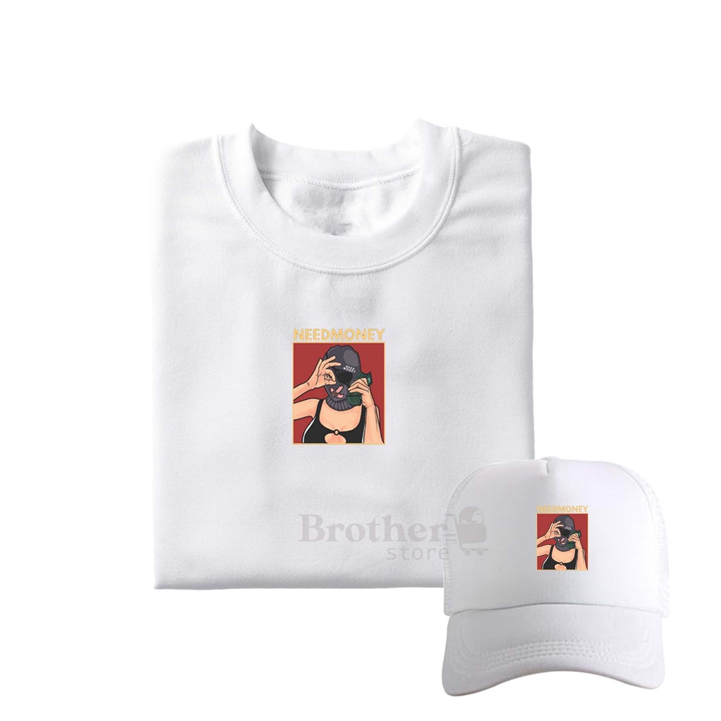 BONUS TOPI !! BROTHER STORE Kaos Distro Kaos Pria Wanita Need Premium