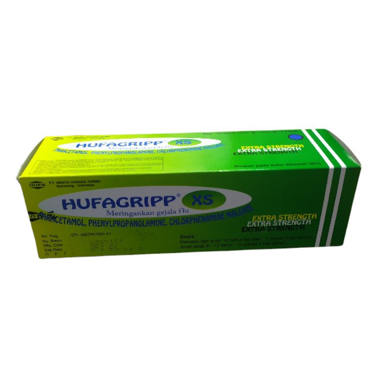 Hufagripp xs box ( 1 box isi 10 strip @ 10 tablet )