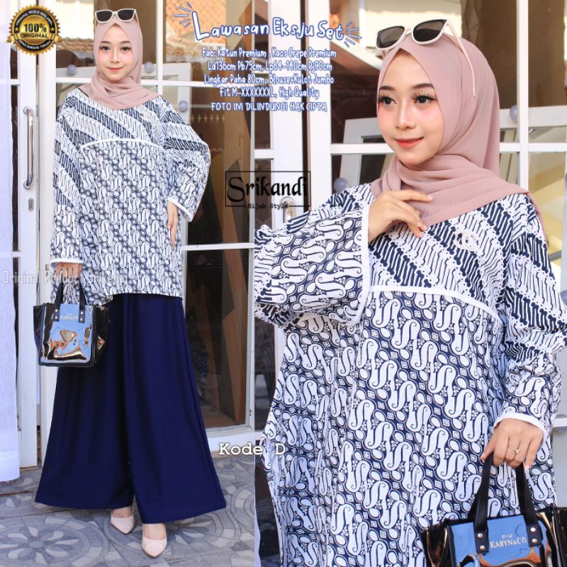 BISA COD NEW PROMO SETELAN CELANA BAJU WANITA DEWASA KEKINIAN TERBARU TAHUN 2022 IMPORT SUPER JUMBO 