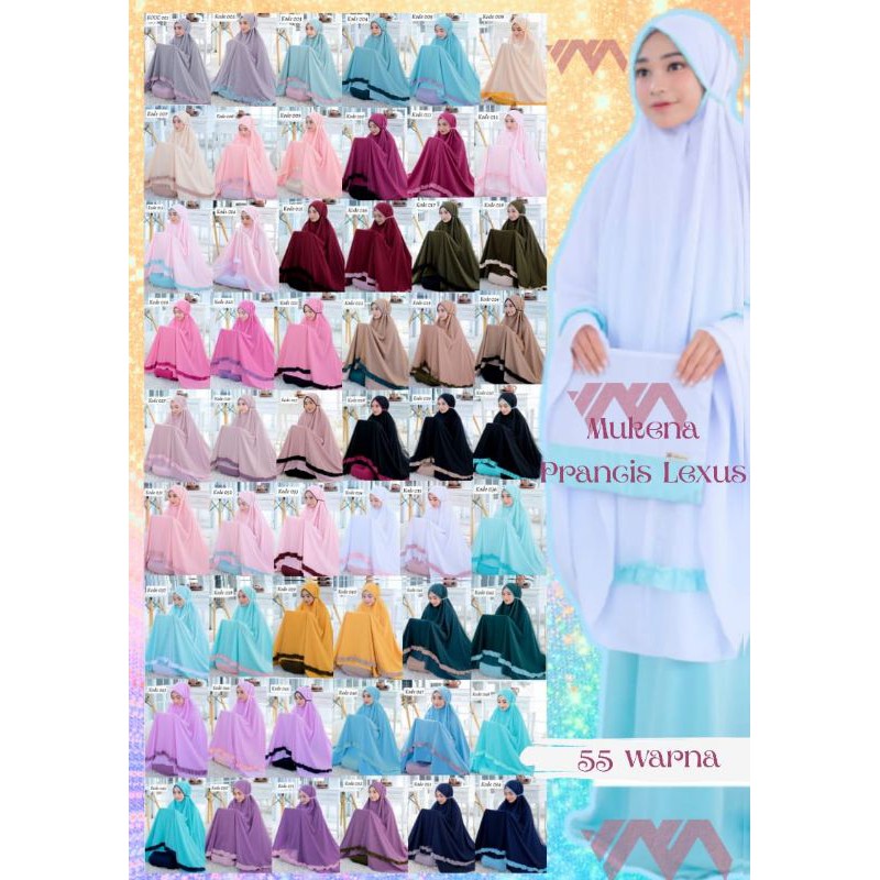 Mukena Prancis Lexus 100% ORI by Dalanova