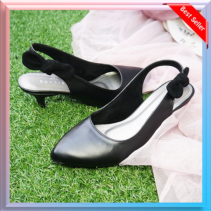 PESONA - Sepatu Shoes High Heels Pita Wanita Hak Tinggi 5cm Cocok Untuk Remaja Pesta & Kondangan