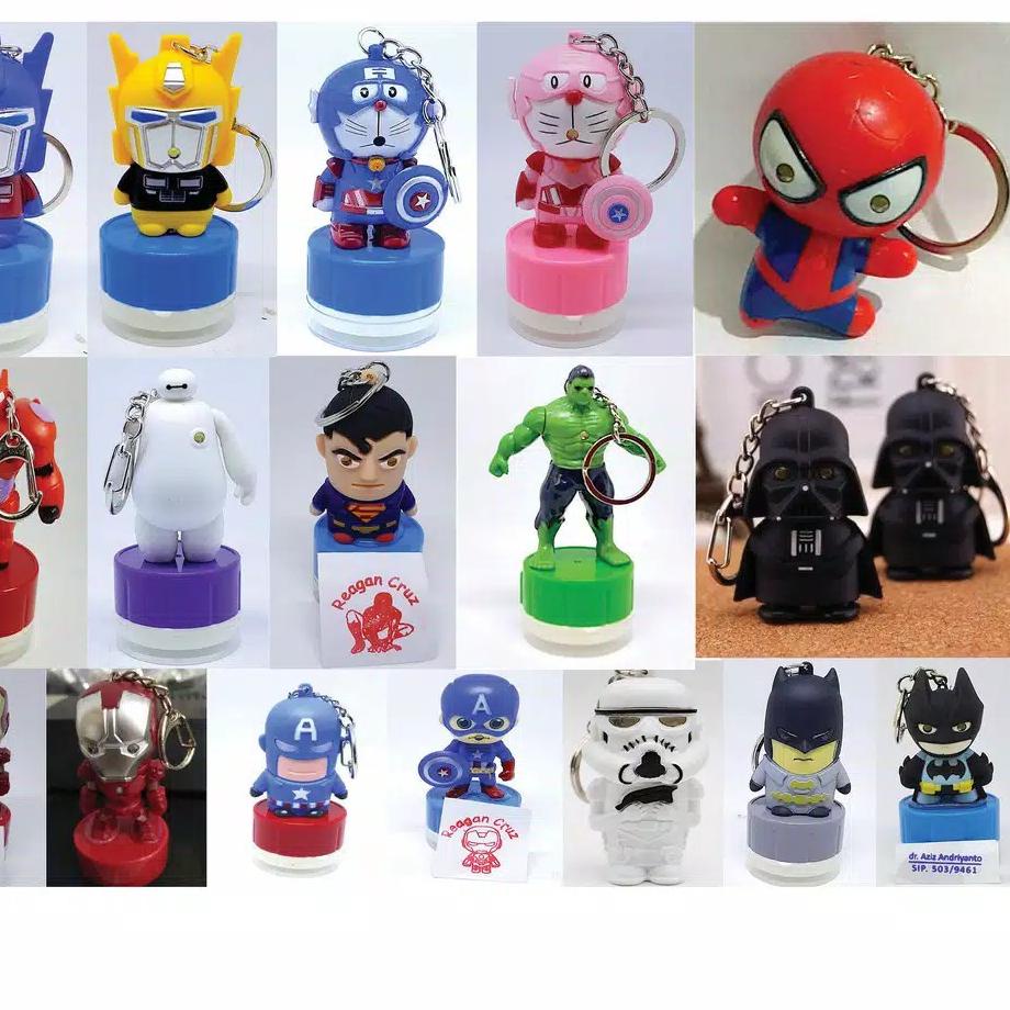 

Sudah READY.. custom stamp / stempel nama karakter Light and Sound Super Heroes