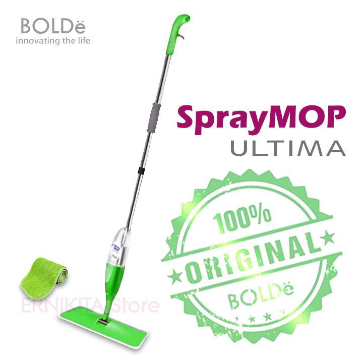 BOLDe SPRAY MOP ULTIMA GREEN - 1 Kain Pel Microfiber