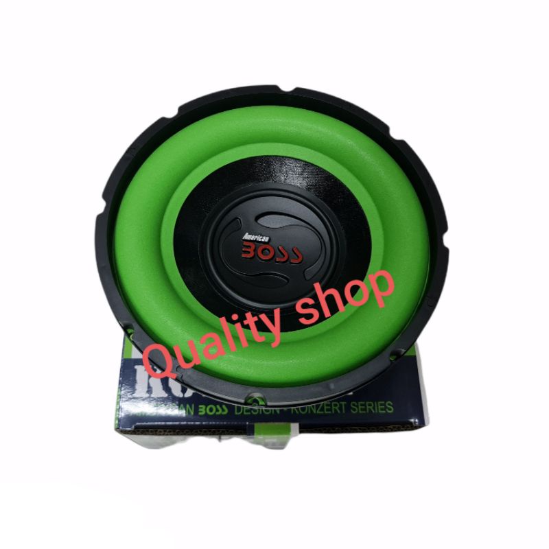 Subwoofer 10 americanboss 10bsw50 hijau double coil