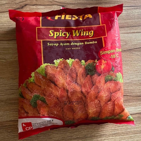 Fiesta Spicy Wings 500gr / Sayap Ayam Pedas