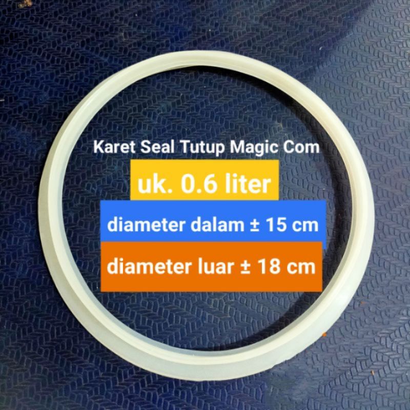 Karet Tutup Magic Com 0,6 liter Universal
