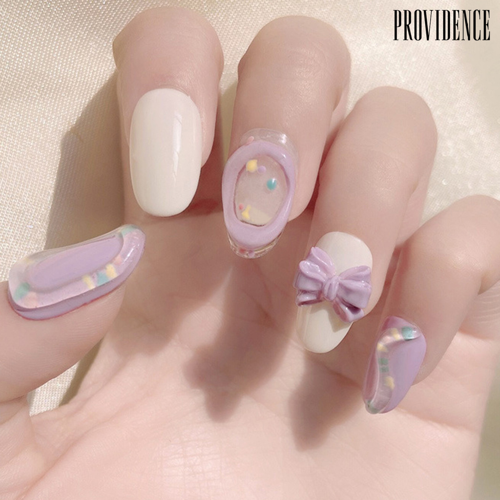Providence Cetakan Kuku Tebal Tiga Dimensi Bentuk Pita Untuk Salon