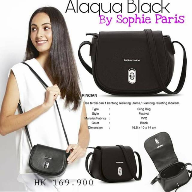 Tas Alaqua black by Sophie Paris