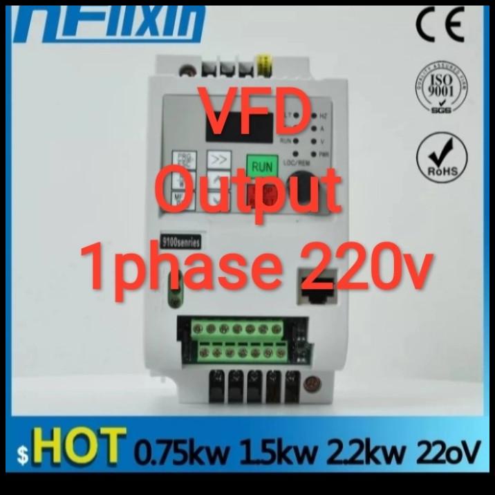 Vfd Inverter 2,2Kw Input 1Phase 220V, Output 1Phase 220V