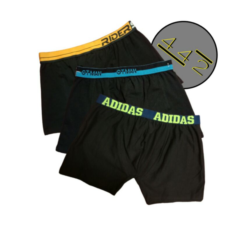 Brief Celana dalam pria Boxer 3 Pcs