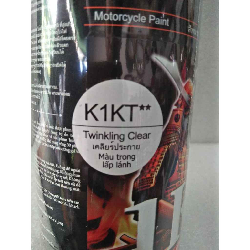 

SAMURAI PAINT K1KT CLEAR BINTANG DUA