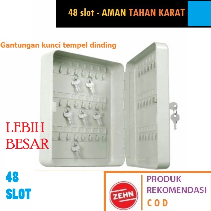 NEW KOTAK KUNCI BESI DINDING KEY BOX CABINET BOX GANTUNGAN KUNCI TEMBOK CANTELAN KUNCI DINDING BESI
