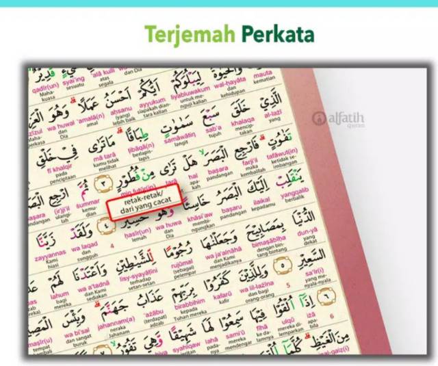 AL QURAN ASY SYIFA A5 TAJWID PERKATA TRANSLITERASI TERMURAH OLEH OLEH HAJI DAN UMROH