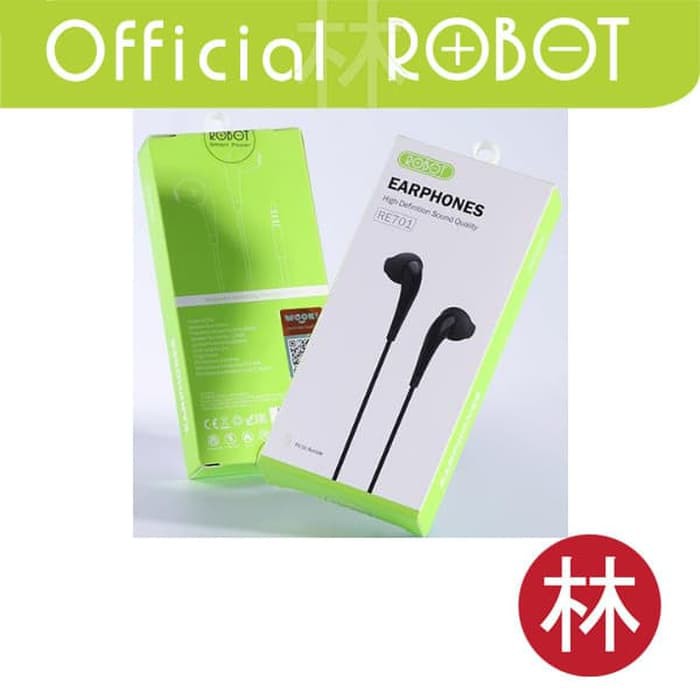 Robot RE701 Soft In-ear 3.5mm Wired Earphone with High Definition