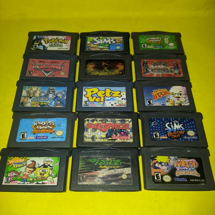 kaset gameboy sp ndslite