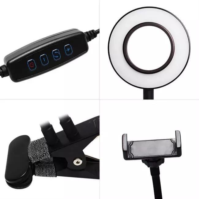 Ringlight Selfie Lazypod dengan Colokan USB