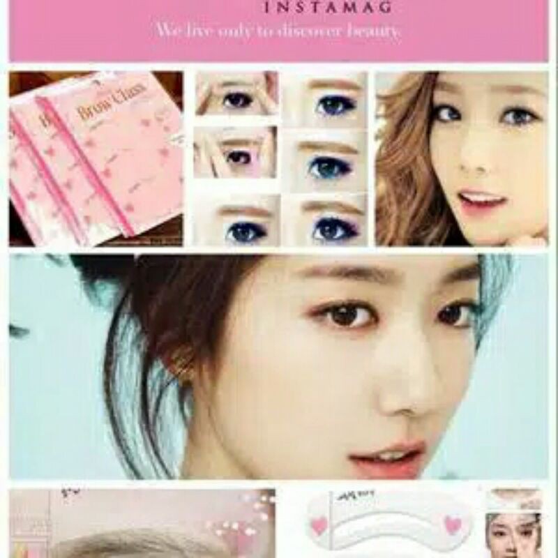 ⭐️ Jendela Kosmetik ⭐️ Cetakan Alis ( isi 3 pcs ) / Cetakan Alis Bentuk Alis / Cetakan Alis Stempel / Eyebrow style11