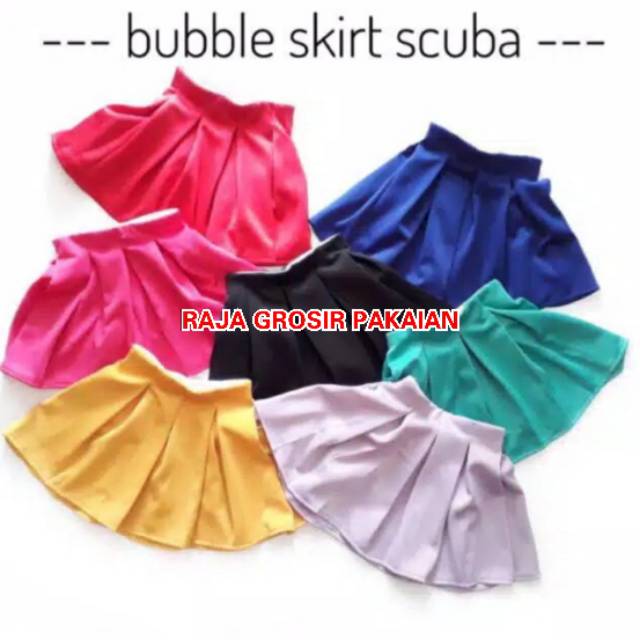 Bubble Skirt| Rok Rempel Anak Scuba Premium