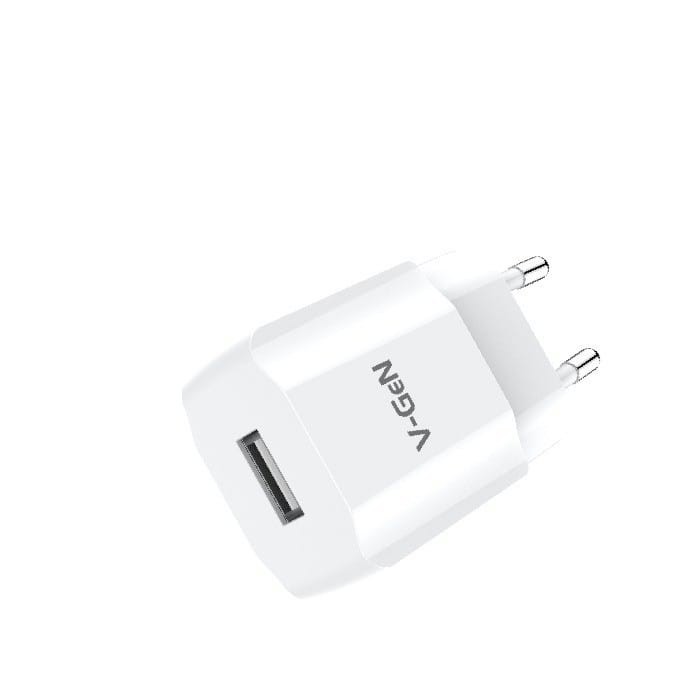 VTC1-07 VTC1-15 Adapter Charger V-Gen 1 Port USB 5V 1.2A Include Kabel USB Micro V8 Travel Charger