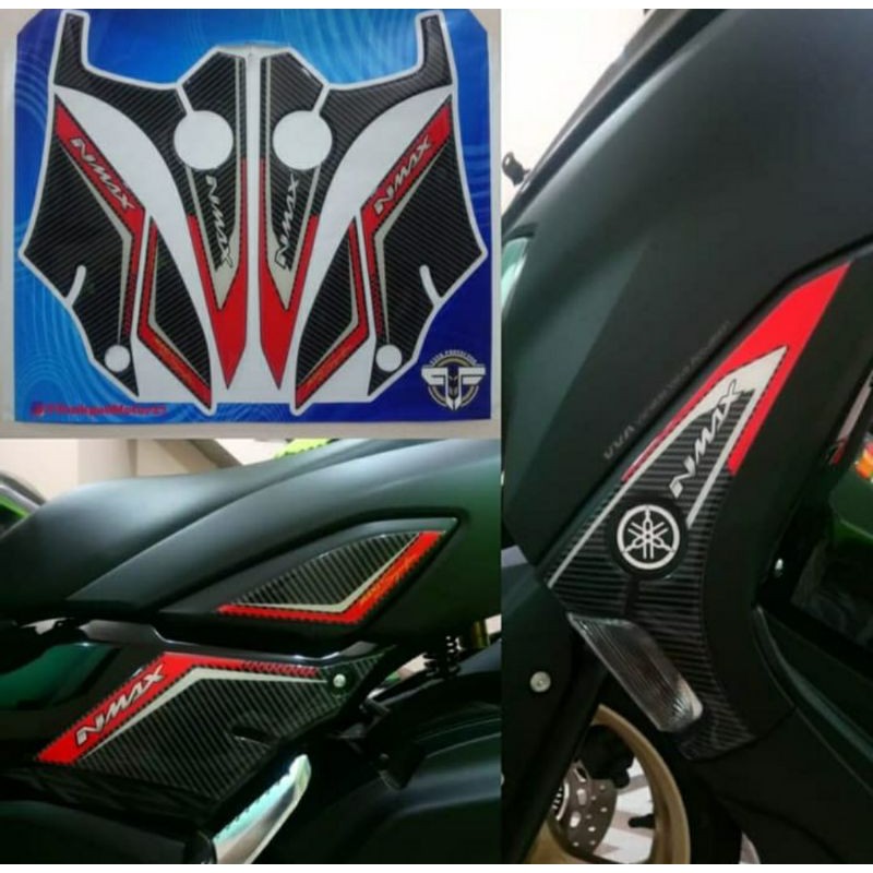 Sticker Stiker Timbul Resin Body Samping Yamaha Nmax 155 2020