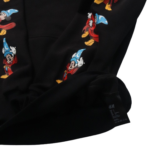 Jaket Sweater Hoodie MICKEY MOUSE HAND STRIPE – Black Edition Fashion Trendy Casual Pria Good Brand Quality Stylish