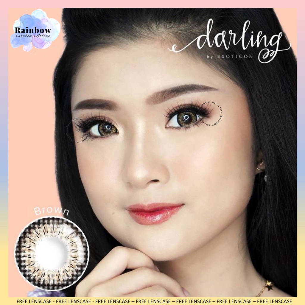 [COD] SOFTLENS X2 DARLING NORMAL &amp; MINUS (-0.50 S/D -3.00) BIG EYES DIA 16MM