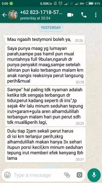 Pati Garut / Tepung Irut Meredakan Asam Lambung 250 gram Arrowroot / Garut / Irut / Kerut / Pati Asam Lambung / Pati Maag / Obat Tradisional Asam Lambung