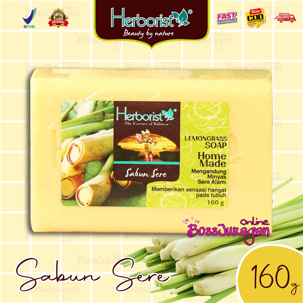 (BOSS) (Besar) HERBORIST Sabun Sere 160 gr - Lemongrass Soap 160gr