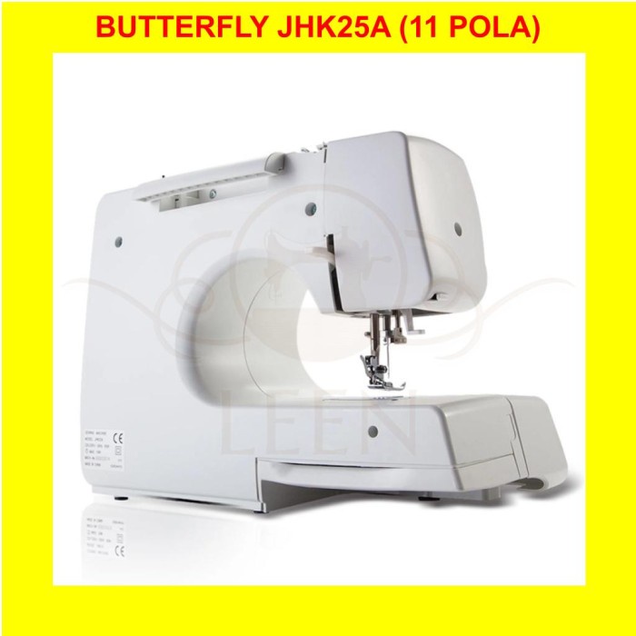 Mesin Jahit Portable BUTTERFLY JHK 25A 11 Pola ORI JHK25A LEEN