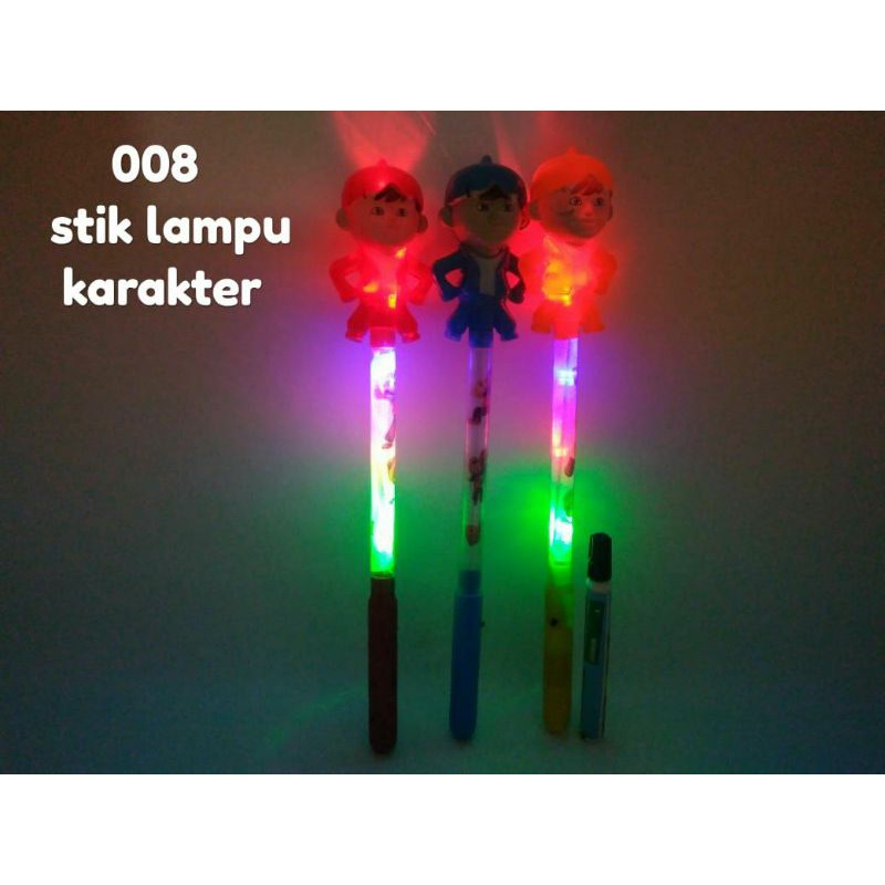 Stik Lampu Nyala Karakter Mainan Anak