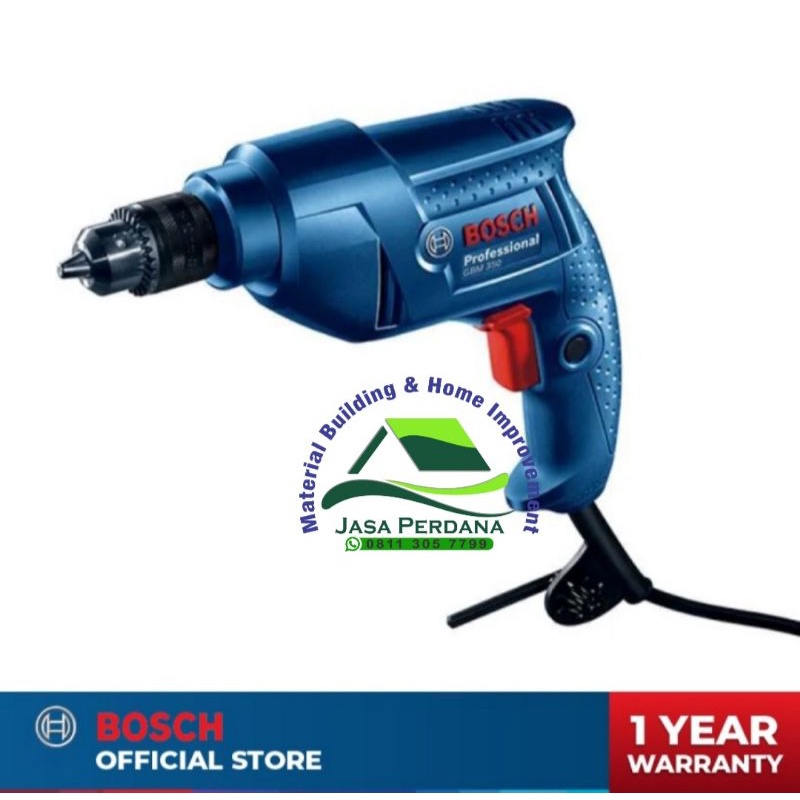 Bor Tangan Bosch Bor Besi Beton Kayu 10 mm Bosch GBM 350