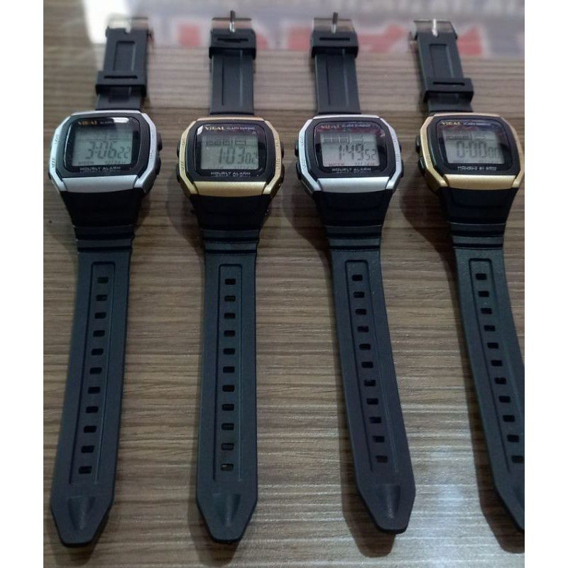 JAM TANGAN DIGITAL RUBBER CASUAL VIRAL