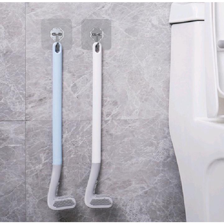 Sikat Toilet Silikon Golf Sikat Silicon Fleksibel Sikat Pembersih Kamar Mandi Sikat Wc Silikon Brush