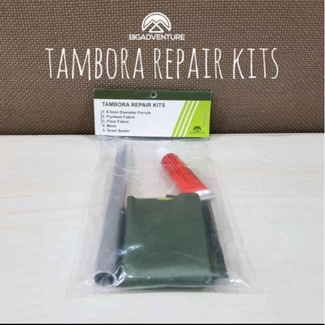 Sparepart Set Tenda Repair Kit Tambora Bigadventure Tools Fix Tent