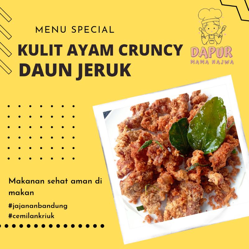 

KULIT AYAM DAUN JERUK/ CAMILAN KRIUK / JAJANAN HITZ / JAJANAN BANDUNG