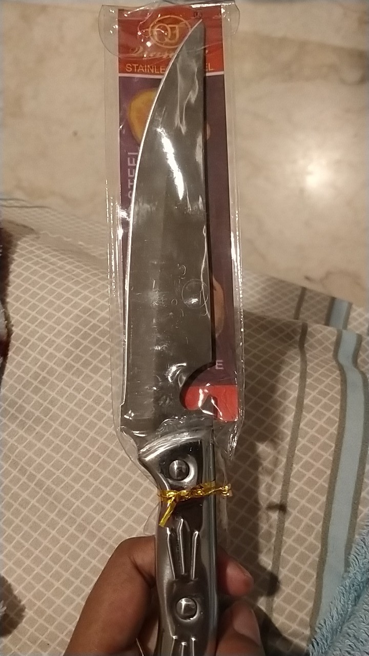 Pisau Dianjin Tanggung 6 / Pisau Besi Stainless Super Tajam Dianjin