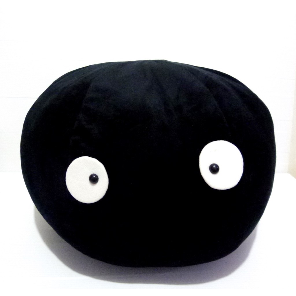 Boneka Totoro Dust Ball Kurosuke Soot Sprite Original Japan Jumbo Size