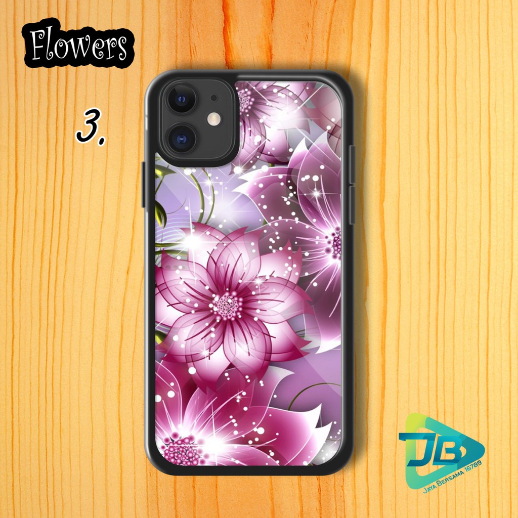 HARDCASE 2D GLOSSY FLOWERS SAMSUNG C8 C7 2017 A6+ J8 A3 A320 A5 2016 A520 A530 A6 2018 M51 JB3651