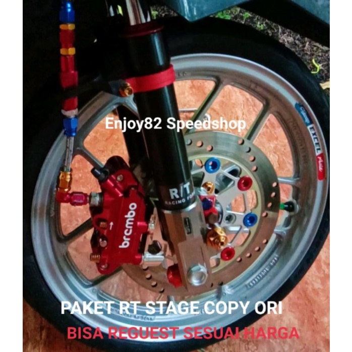 Paketan Botom Shock Depan Rt stage copy ori 4p mio beat scopy vario dll