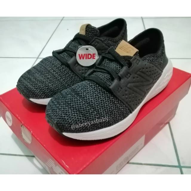 New Balance Kids Cruz Black (Slip On) sz 26/15cm