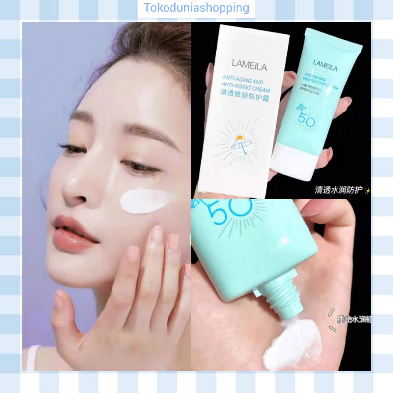 HYDRATING PROTECTIVE AND ANTI AGING SUNSCREEN SPF50 LAMEILA