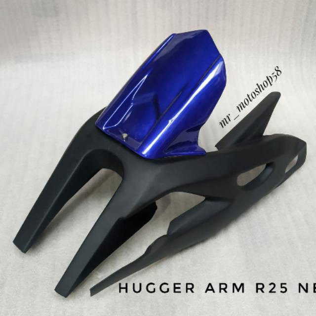 HUGGER ARM R25 COVER ARM R25 SWING ARM R25 TOPI HUGGER R25 VISOR R25 WINGLET R25 FENDER R25